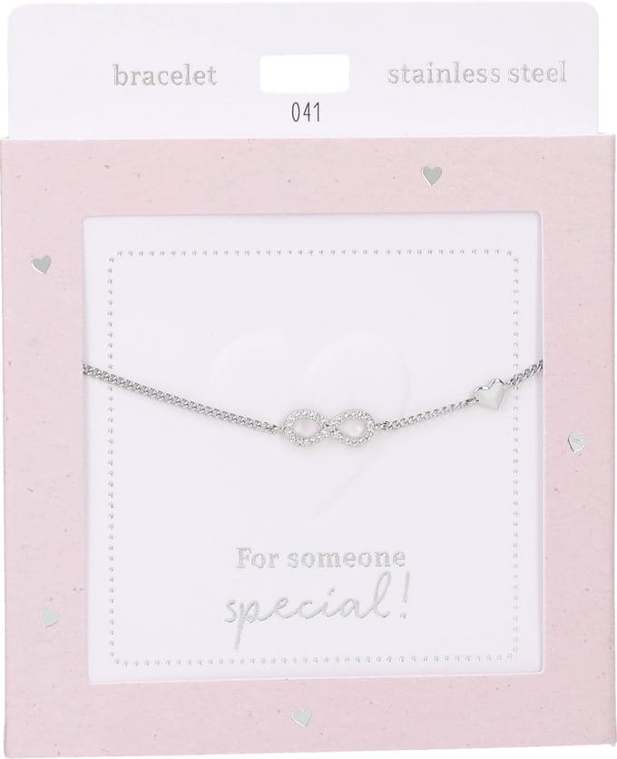 Depesche - Armband "Heart of Gold" - mot. 041 - Infinity - silver