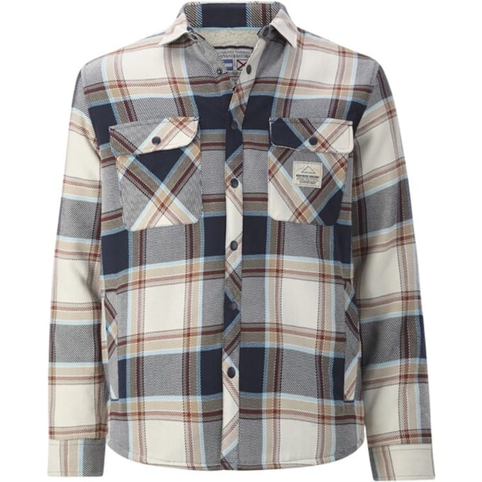 outdoorshirt OLSBORG donkerblauw
