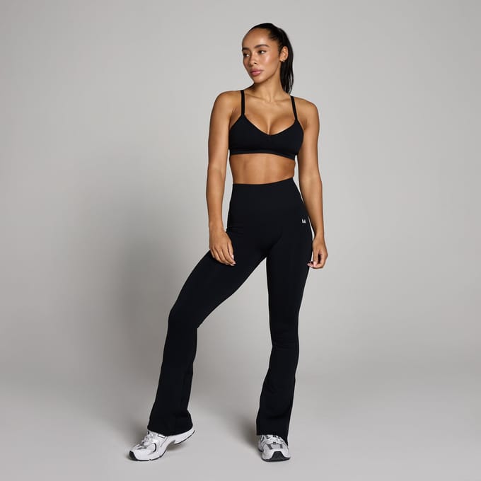 MP Dames Tempo Naadloze Wijde Legging - Zwart - M