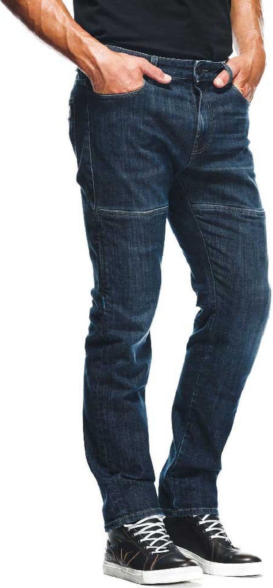 Dainese Denim Blast Regular Tex Broek Donkerblauw - Broek