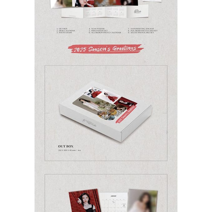 LEE CHAEYEON - 2025 Seizoensgroeten [FOUR GROWTH] white