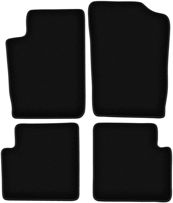 BASIC zwarte veloursmatten voor: Citroen Xsara break, stationwagen, hatchback (1997-2006)