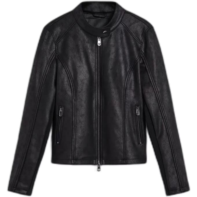 Leren jas voor vrouwen Desigual Sand