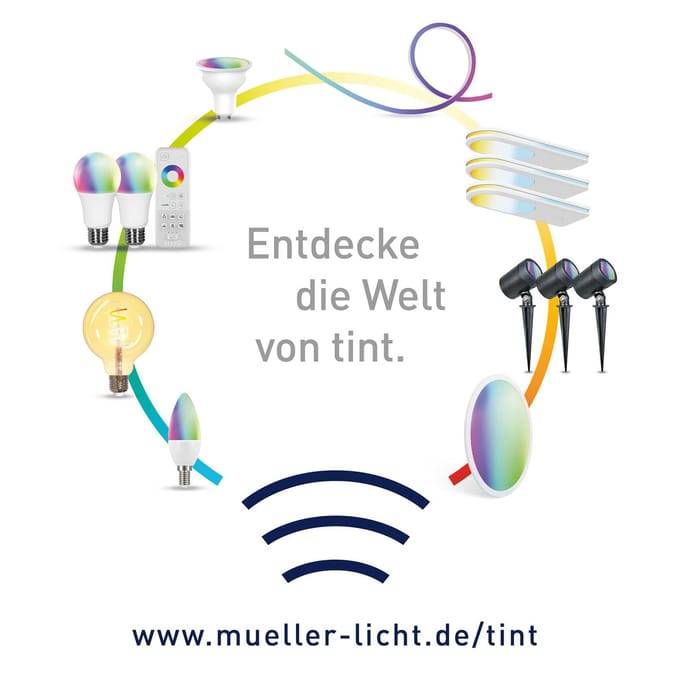 Müller-Licht tint Controller Leuchtmittel