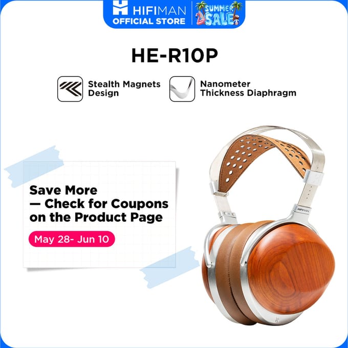 HIFIMAN HE-R10 Planaire versie-Stealth-magneten