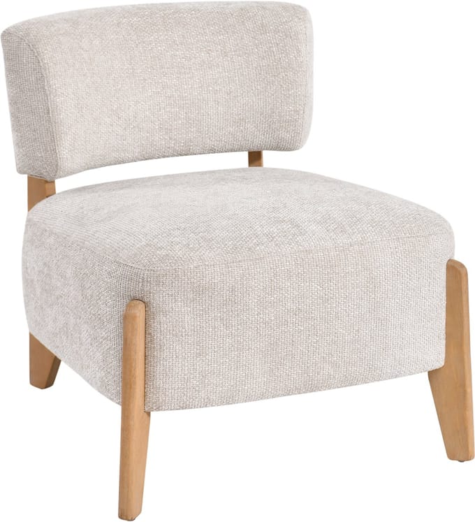 PTMD Vale Fauteuil Legacy 15 Dove Rubber Wood