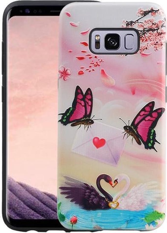 Vlinder Design Hardcase Backcover voor Samsung Galaxy S8