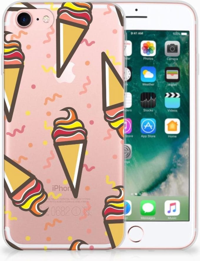 iPhone SE 2022 | SE 2020 | 8 | 7 Siliconen Case Icecream