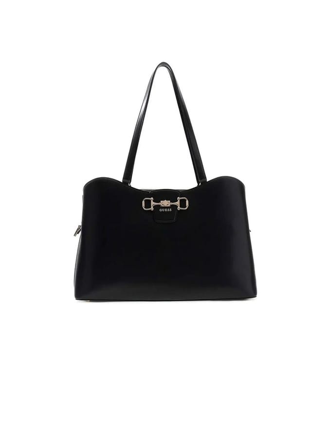 GUESS schoudertas shopper Janie Tote Bag Black zwart