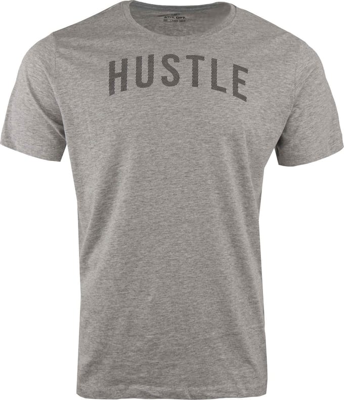 Heren T-shirt Athl. Dpt Ontario Melange Grijs - M