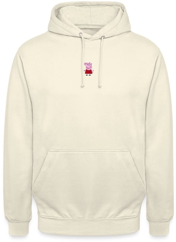 Peppa Pig Borduurwerk Hoodie Unisex