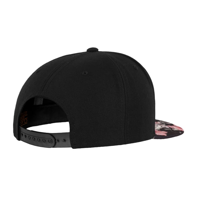 Flexfit Rozen Snapback Cap (Zwart/Grijs)