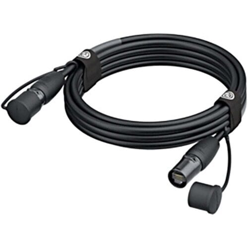 Neutrik NKE5E-E1E1-M0005 RJ45 Netwerkkabel, patchkabel CAT 5e 0.5 m Zwart Zeer flexibel 1 stuk(s)