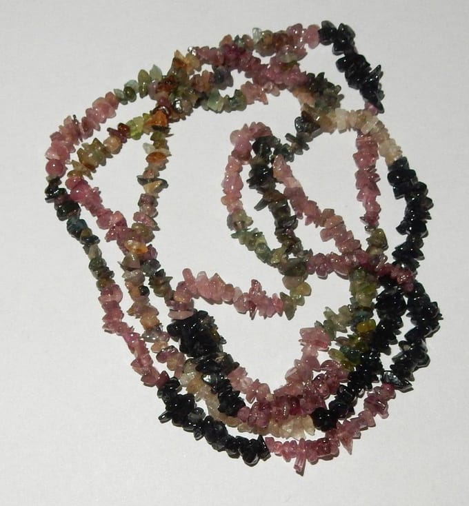 Splitcollier van  Toermalijn
