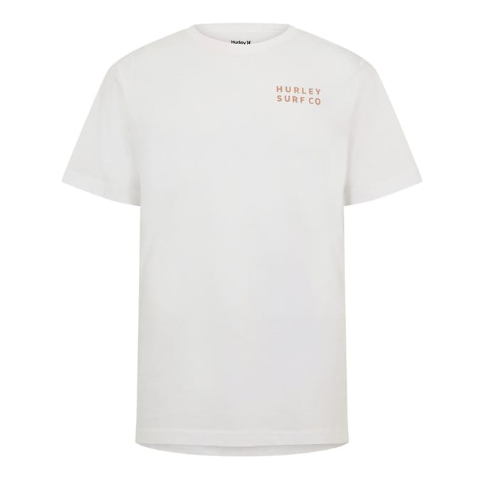 Hurley Heren Zonsopgang T-Shirt (Wit)