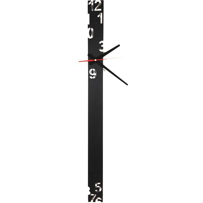 Decorizzly® - MINIMUM Serie - Wandklok - Zwart - Quartz Mechanisme