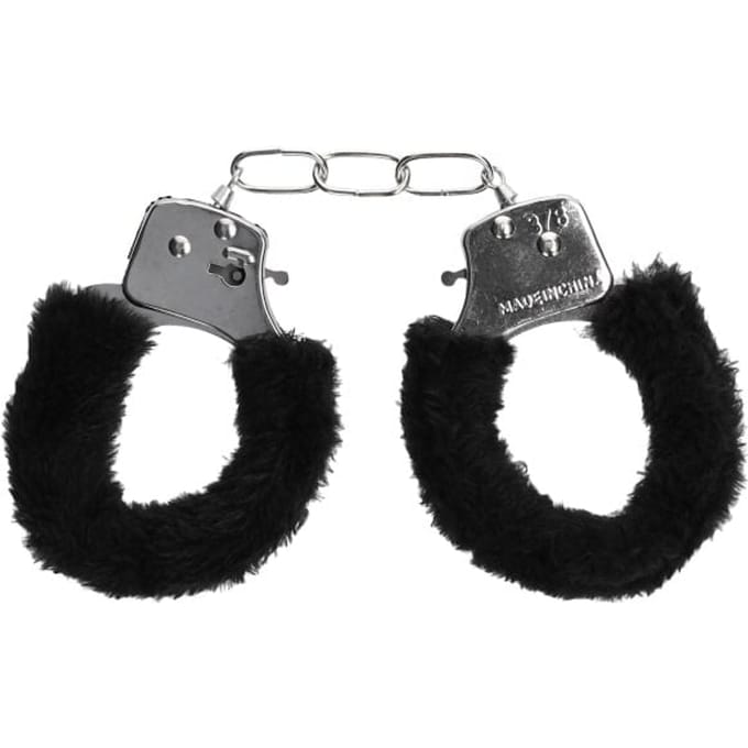 Beginner's Furry Hand Cuffs - With Quick-Release Button