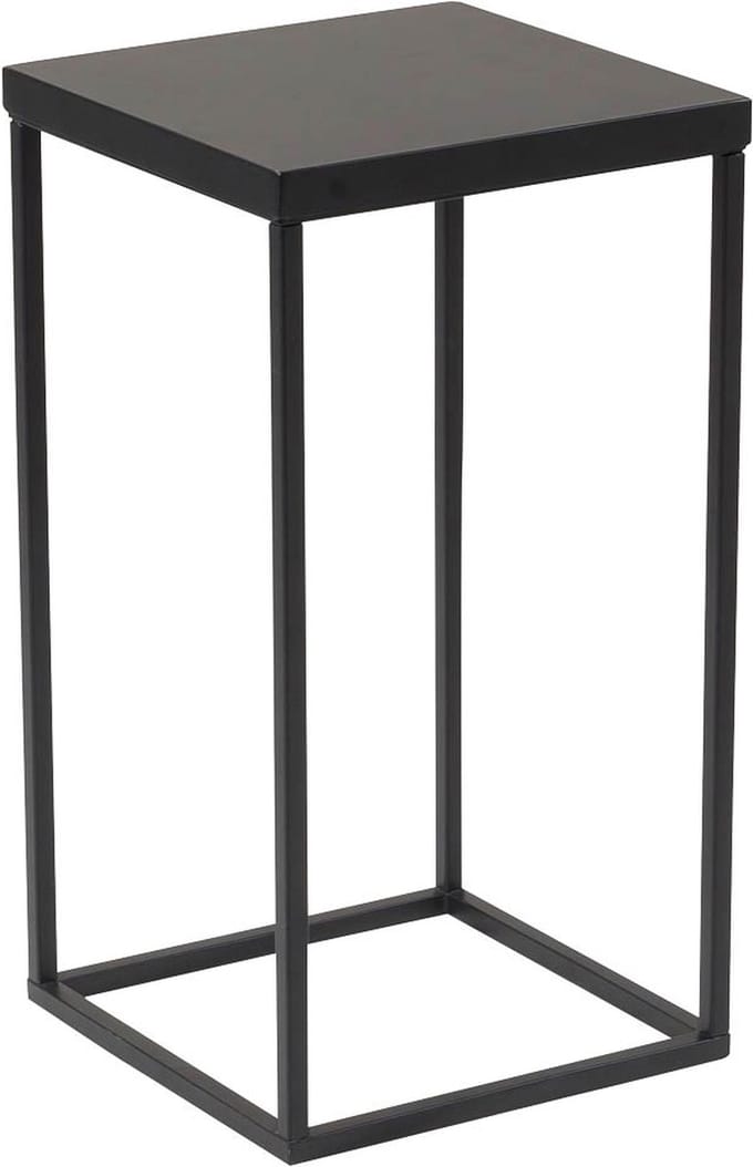 Zuil - 60cm- Trinity Black -metaal - Zwart - Sokkel - Plantentafel