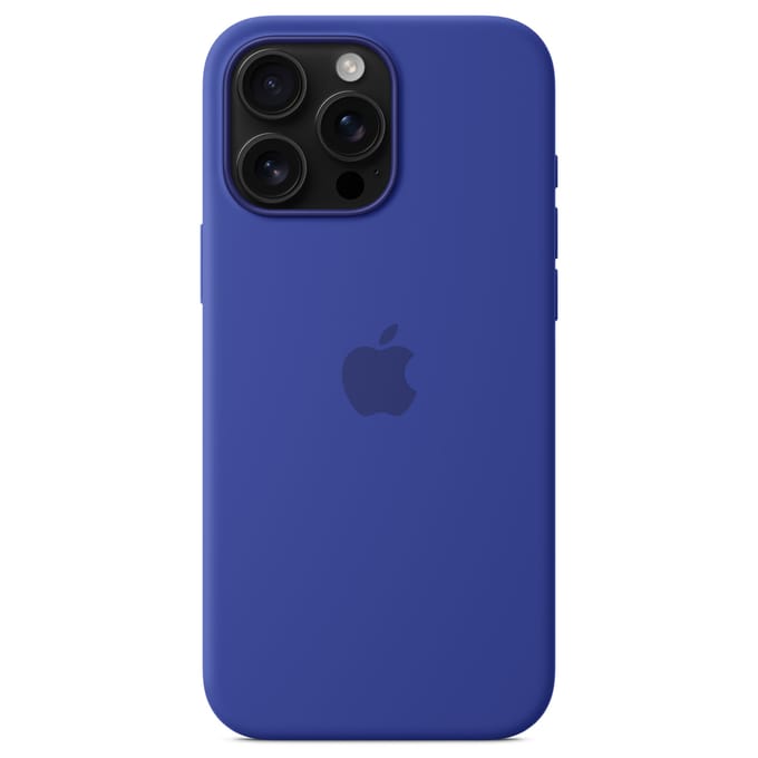 Apple Silicone Backcover MagSafe voor de Apple iPhone 16 Pro Max - Ultramarine