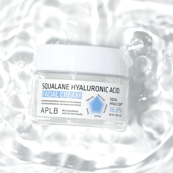 APLB Squalane Hyaluronzuur Gezichtscrème 55ml #55ml 1PCS white