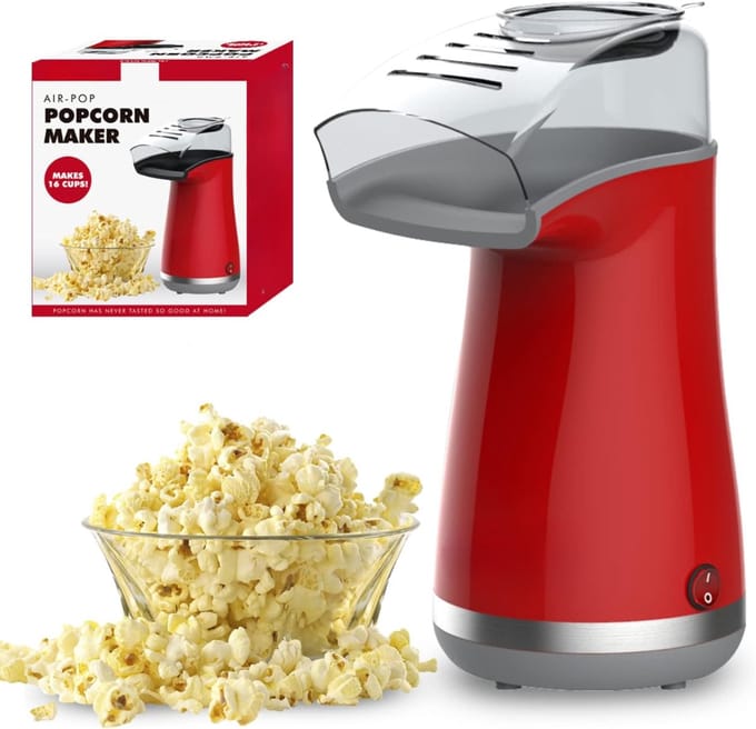 DYNA®Popcornmachine - Popcornmachine - Popcornmachine Princess - Rood - 16cm x 12cm x 27