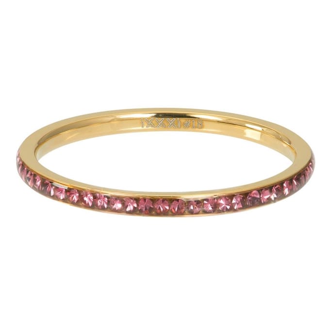 Zirconia Pink - iXXXi - Vulring 2 mm - Goud