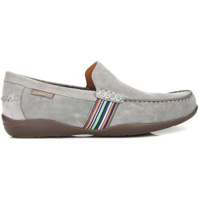 Mephisto Idris - heren moccasin - grijs - maat 41 (EU) 7.5 (UK)