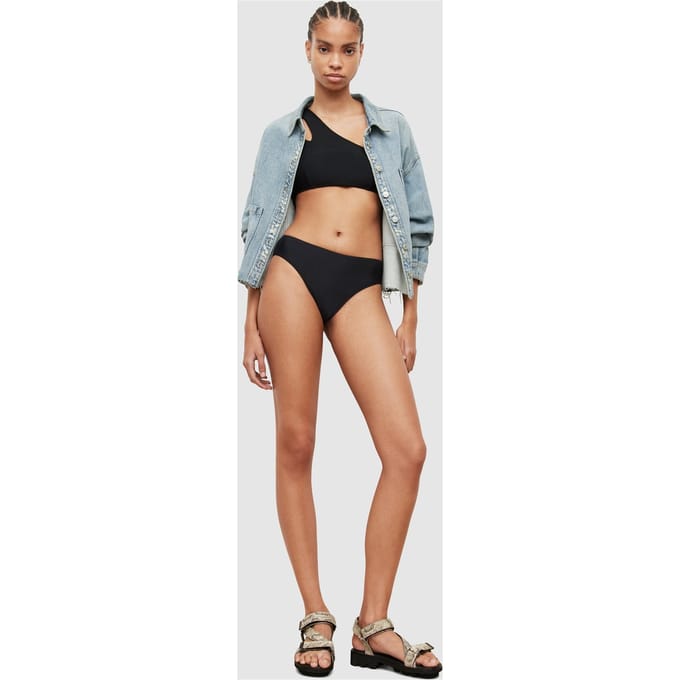 AllSaints Cara Bikini Bottom Black Größe: L | Bikinis Outlet | Damen | Schwarz