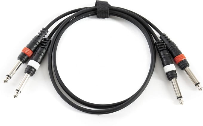 MUSIC STORE twinkabel klinke/klinke 1 m - Instrumentenkabel