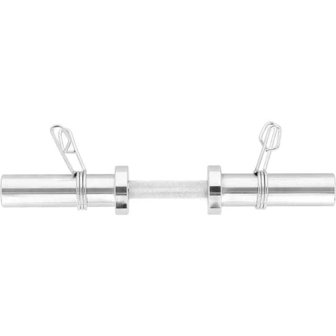 HMS Olympische Dumbbellstang met Veerclipsluiters - 50 mm - 50 cm