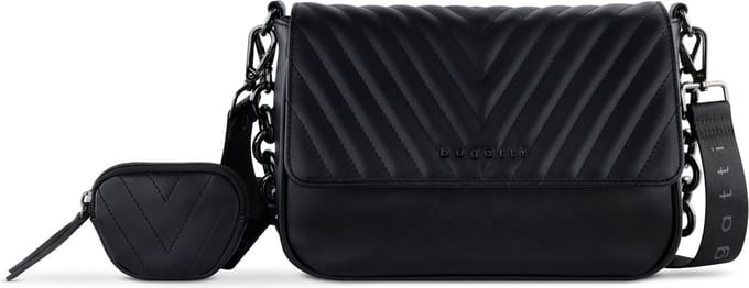 bugatti Schoudertas Sira Crossbody Bag Black Zwart