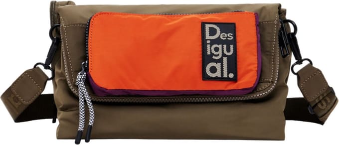 Desigual Schoudertas Modularis Originale Cross Bag Khaki Kaki