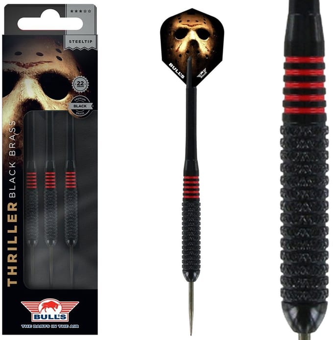Bull's Thriller Black Brass 22 gram - Dartpijlen