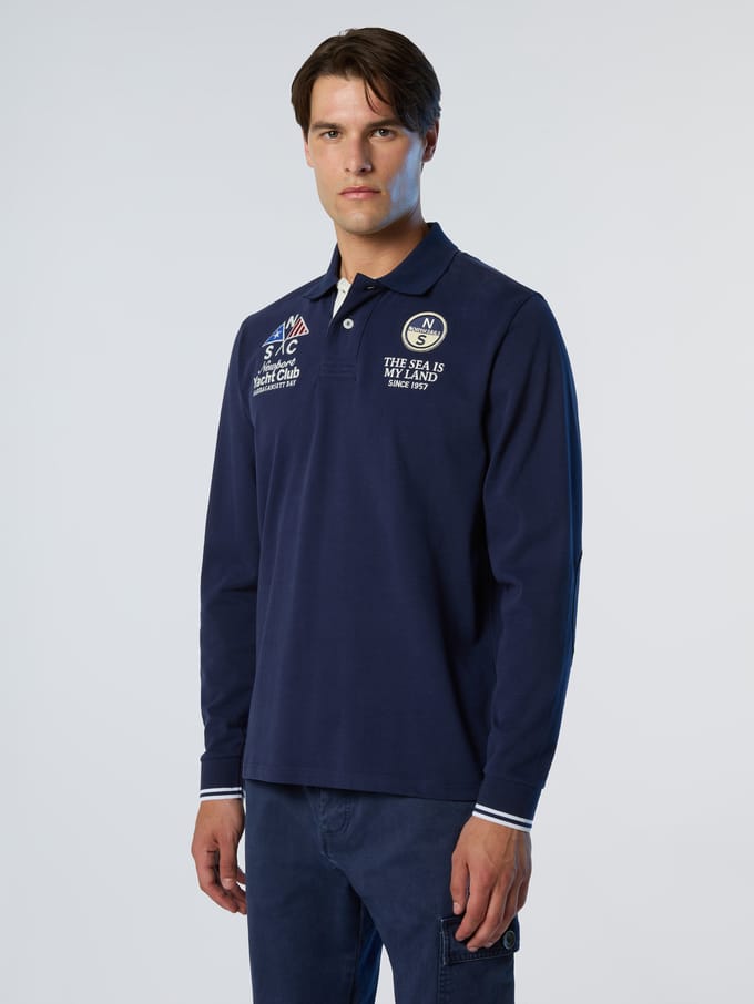 North Sails Polo Shirt Archivering met lange mouwen
