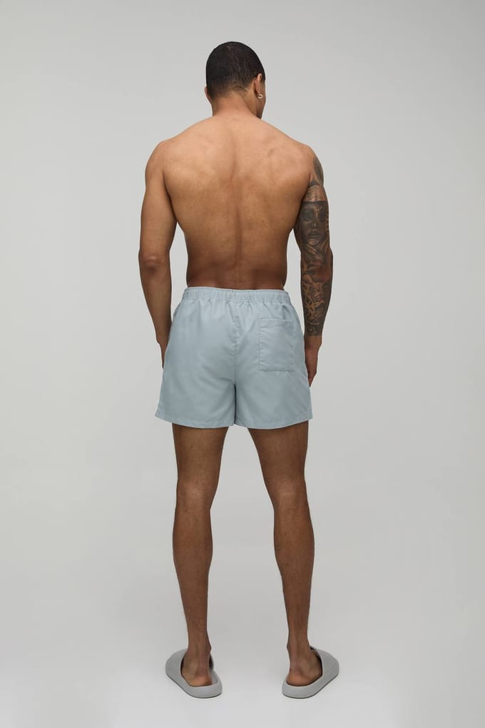 Short Length BM Autograph Swim Short | Grey | Size Small