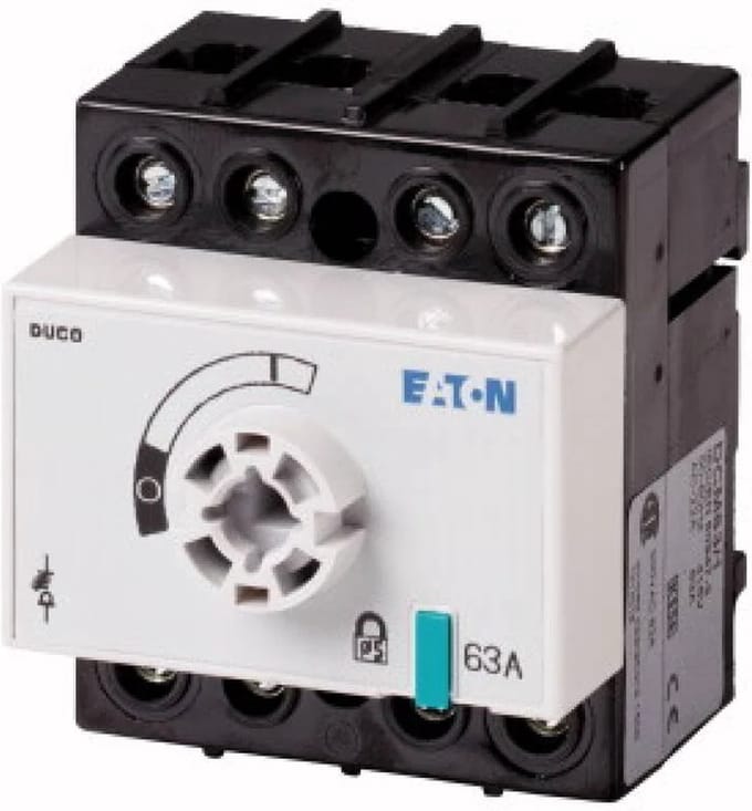 EATON DCM-63/1-SK VC LASTSCHEIDER DUCO 63A.  /  INCL ZWARTE DRAAIKNOP/