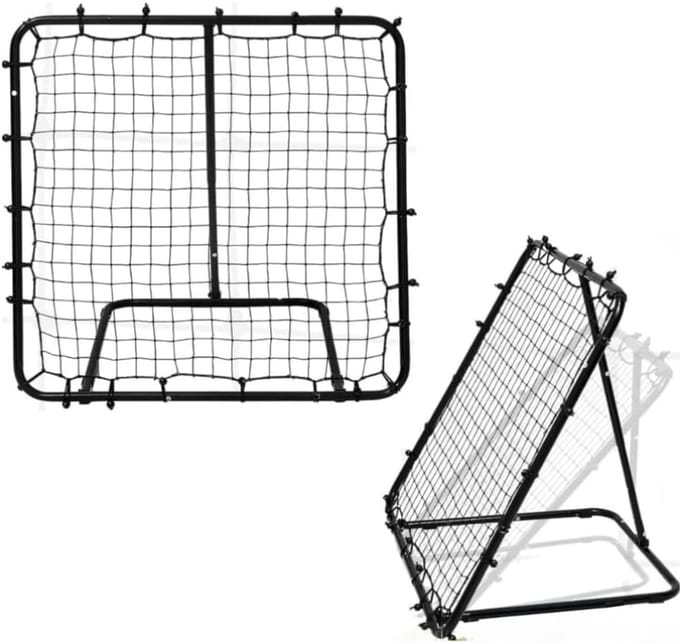 Rebounder Voetbal - Voetbaldoel - Bouncer Spullen -Zwart