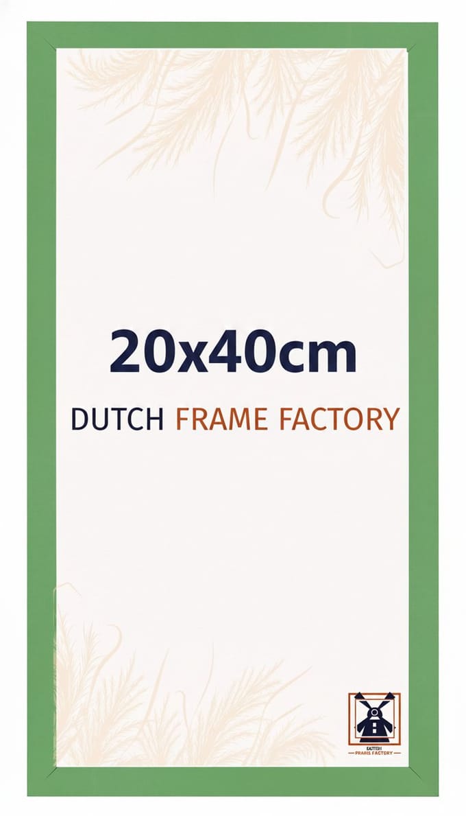 Fotolijst 20x40 cm - MDF - Groen - Benno