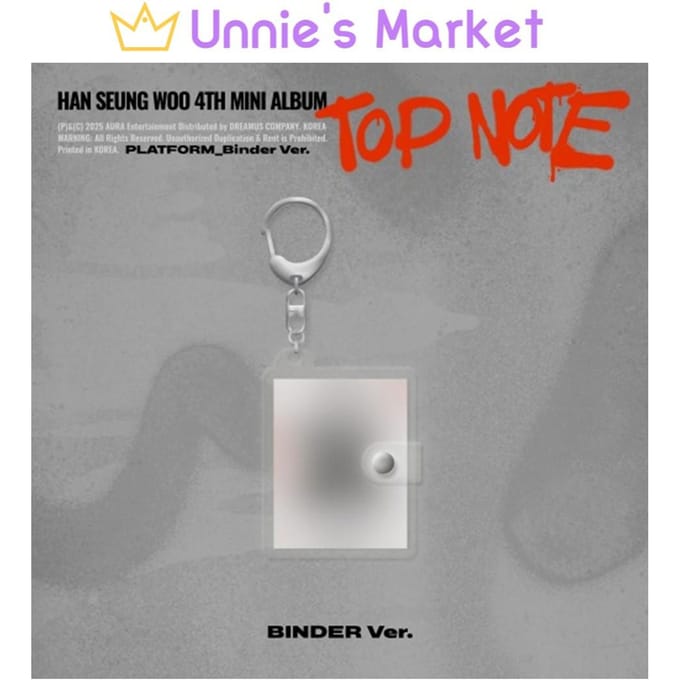 HAN SEUNG WOO - TOP NOTE PLATFORM_Version Classeur 1EA gray