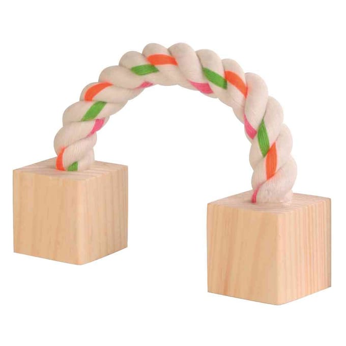 Trixie Speelgoed met houten blokjes - ca. L 20 cm