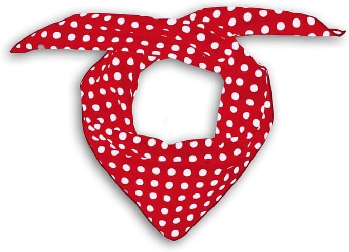 Dames Sjaal - Haarband Neckerchief - Stijl Benadrukken - Polka Dot Patroon - One Size - Multicolor