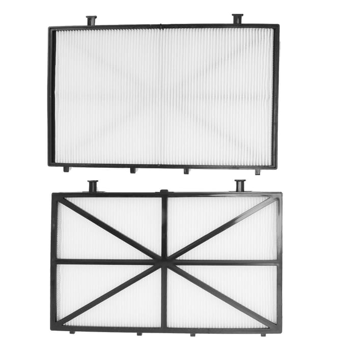 2 stuks Robot Zwembadreiniger Filterpatroon PP PET Actieve Kool Ultrafijn Patroonfilter white