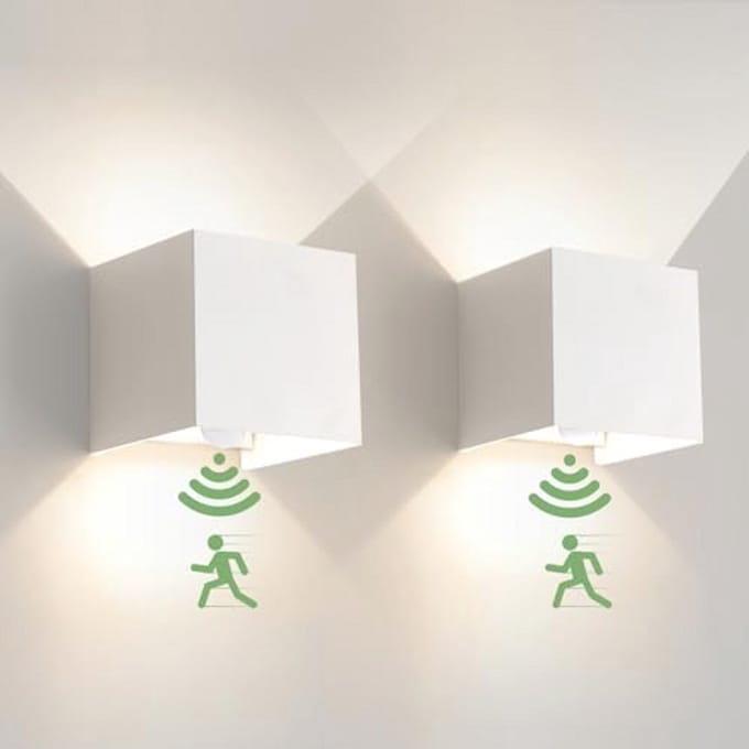 LED Wandlamp Binnen met Bewegingssensor en Verstelbare Stralingshoek 4000K