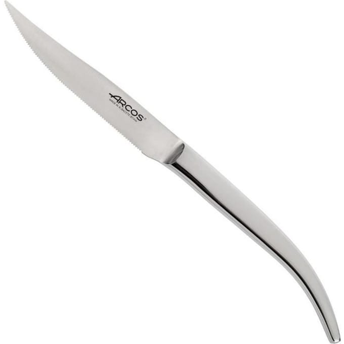 Couteau à Steak - ARCOS - 110 mm - Acier Inoxydable - Monobloc - Bord Dentelé