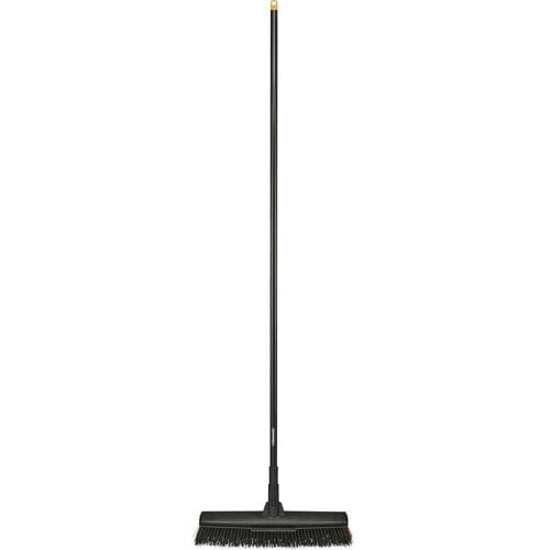 Fiskars Solid L Bezem Met PowerClean Borstel En Aluminium Steel 48 cm