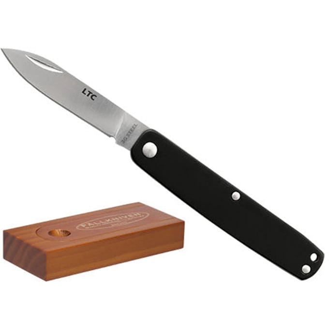 Fällkniven Zakmes Legal to Carry Black Folder, Laminated