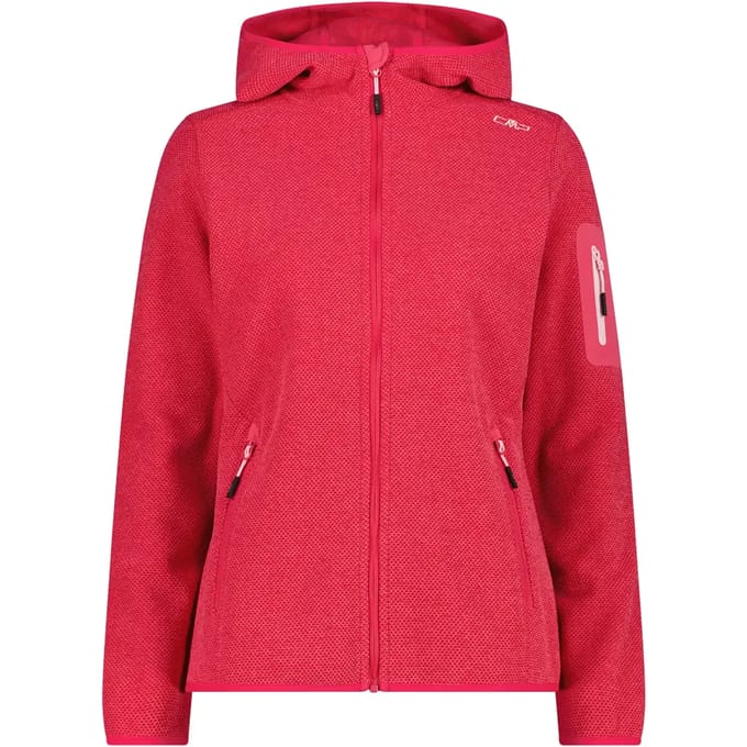 Dames fleece met capuchon CMP
