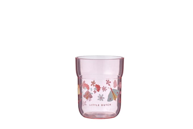 Mepal Mio Kinderbeker Little Dutch - 250 ml - Makkelijk vast te houden - Kinderservies - Flowers & Butterflies