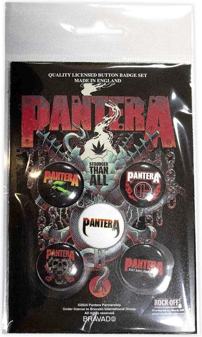 Pantera - Stay Away From Me Badge/button - Set van 5 - Multicolours