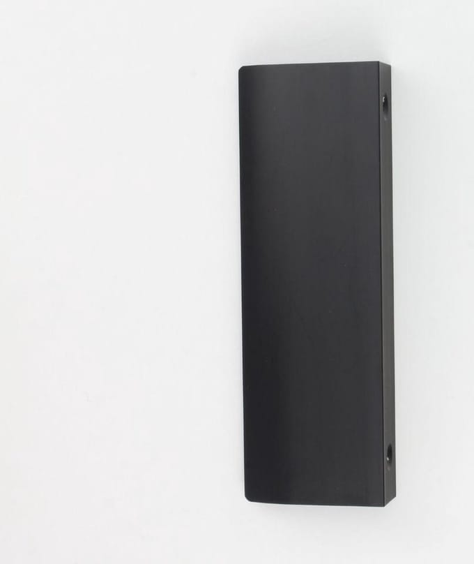 Deurgreep Christien - zwart - 96 mm